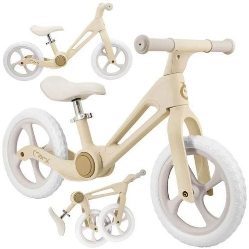 Momi Noru Vélo Bébé Draisienne Pliable - Dès 2 Ans ¿ Jusqu'à 25 Kg - 12 Pouces Roues ¿ Réglable Sans Outils ¿ Jaune