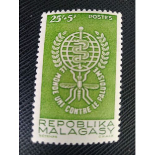 Timbre Madagascar Y T 364 Lutte Contre Le Paludisme 1962 (050509 )