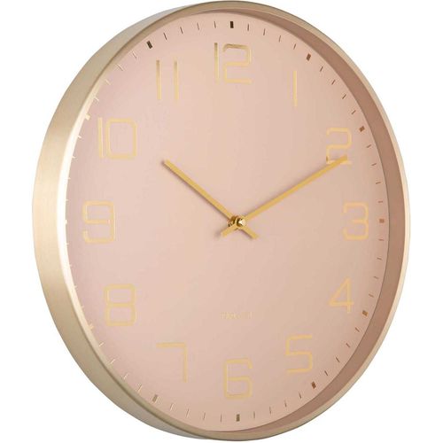 Horloge murale ronde Elegance Glow