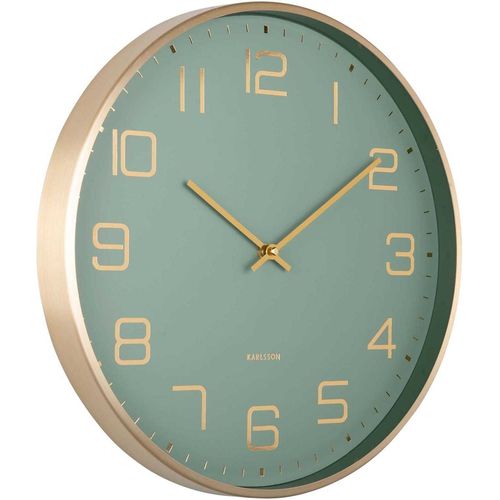 Horloge murale ronde Elegance Glow