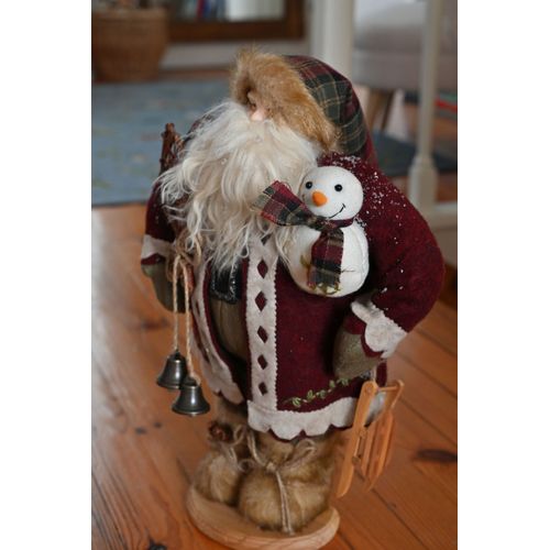 Pere Noel Tissus Bois