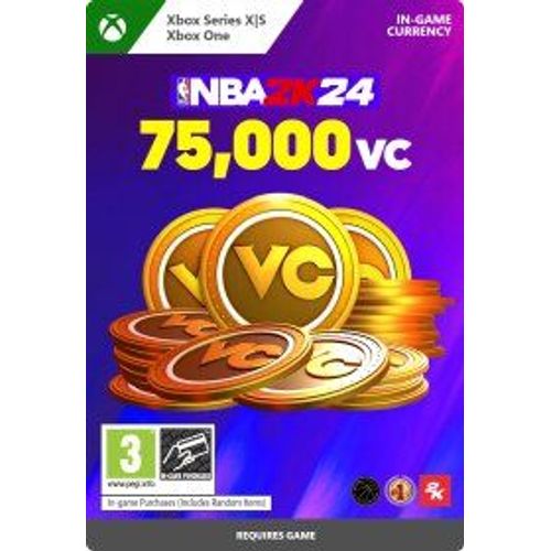 Nba 2k24 - 75,000 Vc (Extension/Dlc) - Jeu En Téléchargement