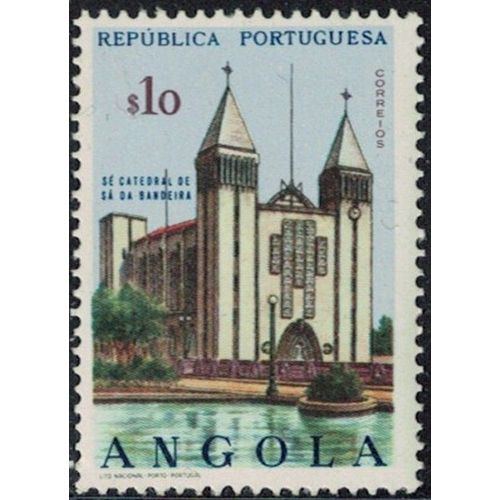 Angola 1963 Sé Catedral De Sá Da Bandeira Cathédrale Y&T Ao 491 Rp374