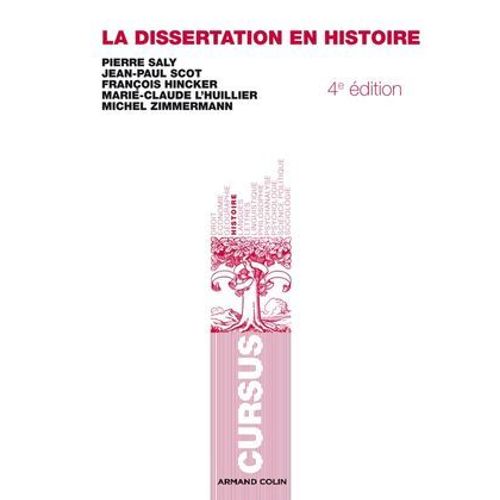 La Dissertation En Histoire