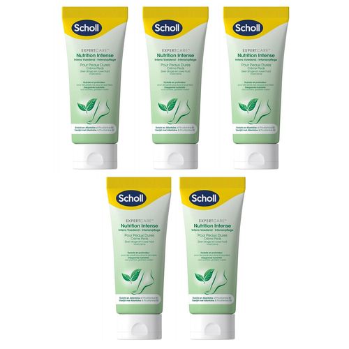 Scholl Lot De 5 Crèmes Nutrition Intense - Peaux Très Sèches - Allantoïne - 75ml