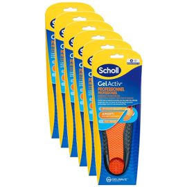 Scholl Lot De 6 Semelles Gelactiv Femmes Professionnels S Taille 35,5 - 40,5 