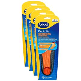 Scholl Lot De 4 Semelles Gelactiv Femmes Professionnels S Taille 35,5 - 40,5 