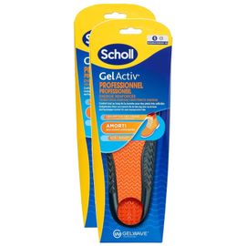 Scholl Lot De 2 Semelles Gelactiv Femmes Professionnels S Taille 35,5 - 40,5 