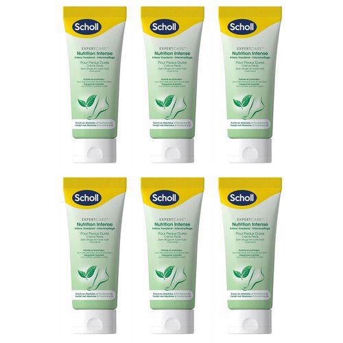 Scholl Lot De 6 Crèmes Nutrition Intense - Peaux Très Sèches - Allantoïne - 75ml