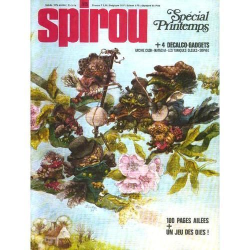 Spirou  N° 1875 : Special Printemps/ Couverture Double De Hausman