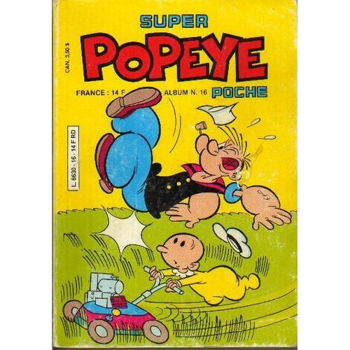 Super Popeye  Poche  N° 16 : Elixir D'amour,Echec Aux Braconniers