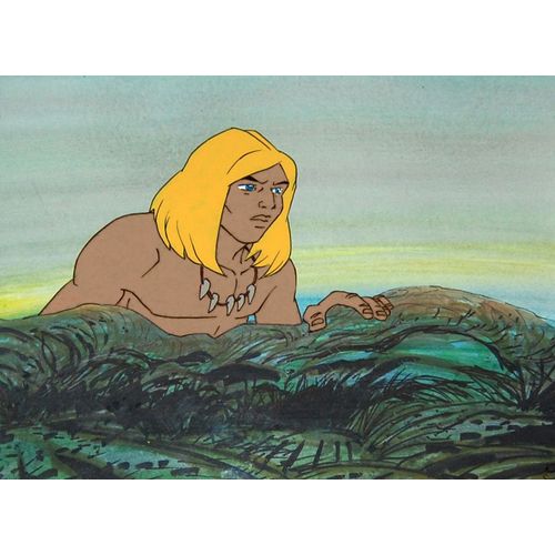 Cellulo Original Rahan Fils Des Ages Farouches Anime Cel Souche 1986