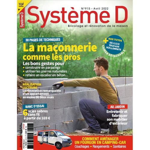 Systeme D 915 La Maconnerie Comme Les Pros / Reussir Tous Vos Scellements