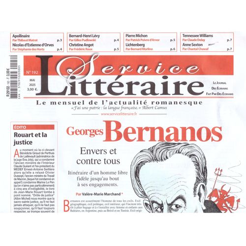 Service Littéraire N°192 - Mai 2025 - Georges Bernanos