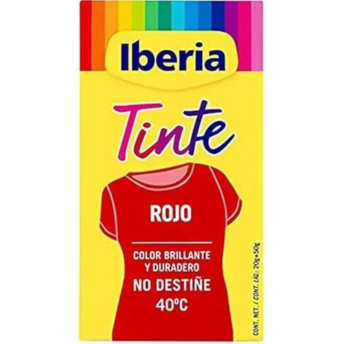 Colorant - Iberia - Iberia-Rouge - Couleurs Intenses - Fixation Optimale - Teinture À 40°C