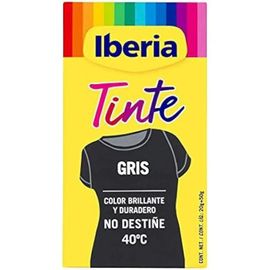 Teinture Pour Vêtements - Iberia - 214113 - Gris - 70 Gr - Tenue Maximale Des Couleurs