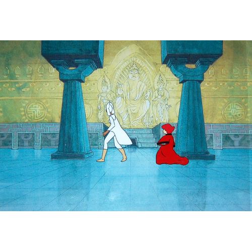 Cellulo Original Les Mondes Engloutis Anim Cel Cel Arkana Et Rebecca 1984