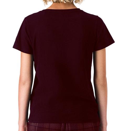 T-Shirt Marron Femme Teddy Smith Ribelle