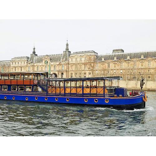 2h De Croisière Sur La Seine Avec Déjeuner Gastronomique 2 Plats - Smartbox - Coffret Cadeau Gastronomie