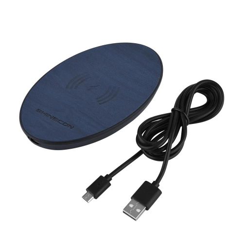 Shinecon Chargeur Sans Fil 5w Qi Smart Usb Charging Pad Pour Iphone 8/8 Plus/X/Samsung S8/Note