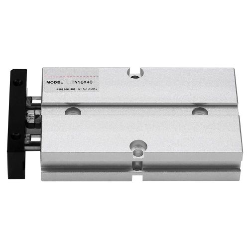 1pc 16mm alésage double tige double effet alliage d'aluminium cylindre d'air (course de 40mm)