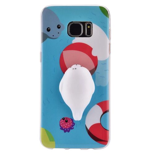 Mignon Dessin Animé Tpu + Pc Phone Case Housse De Protection Pour Samsung Galaxy S7 Edge Type E