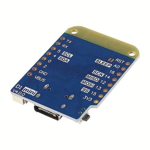 WeMos D1 Mini V4.0.0 - Carte IoT WiFi USB Type-C avec ESP8266,4 Mo de mémoire,compatible avec Arduino,MicroPython et NodeMCU - Rationalisez vos projets IoT !