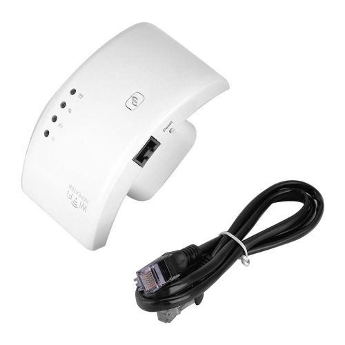 Blanc Sans fil N 802.11 AP Gamme WiFi 300Mbps Répéteur Routeur d'extension