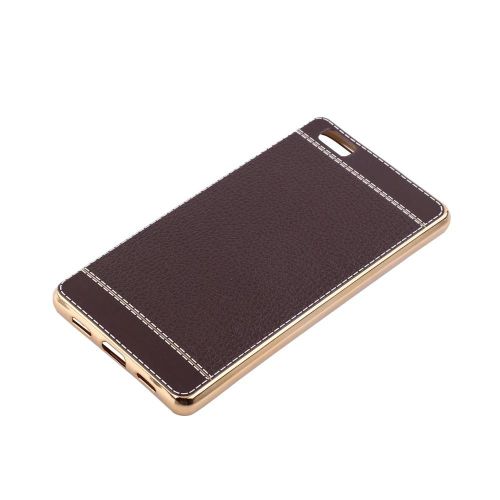 Coque De Protection Arrière Pour Smartphone En Tpu Souple De Luxe Durable Pour Huawei P8 Lite Coffee