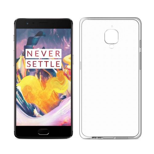 Coque Arrière Transparente De Protection En Tpu Mince Cristalline Antichoc Pour Oneplus 3t