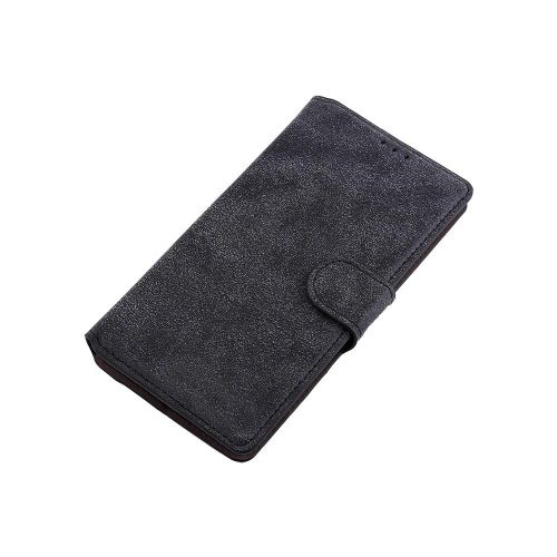 Vintage Design Pu Cuir Flip Wallet Stand Case Couverture Mat Avec Fente Pour Carte Pour Oneplus 2 Noir