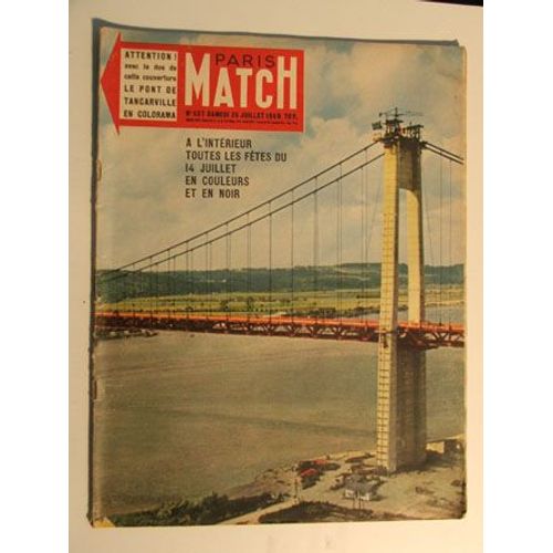 Paris Match N° 537 Du 25 Juillet 1959