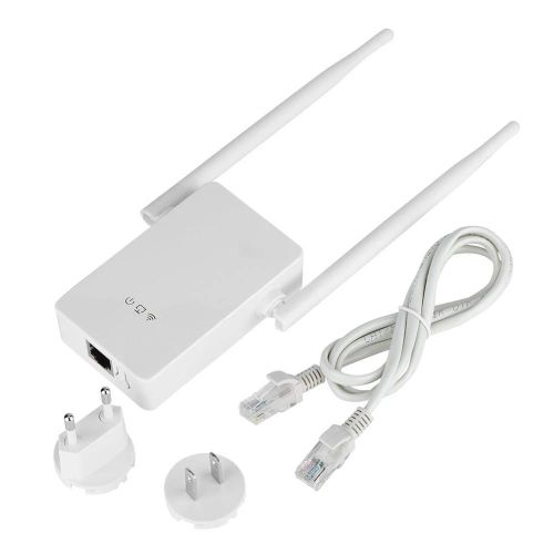 Répéteur WiFi sans fil 300Mbps 2 * 5dBi 150 mètres carrés sans prolongateur de portée WiFi à angle aveugle