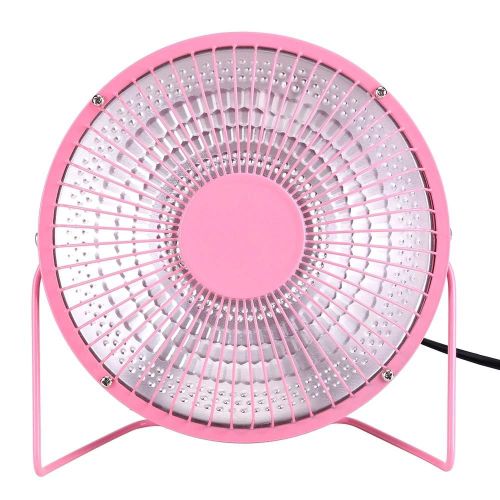 Portable Mini Radiateur De Bureau Électrique Salle Chaud Ventilateur De Chauffage Pour L'Hiver 220V Rose