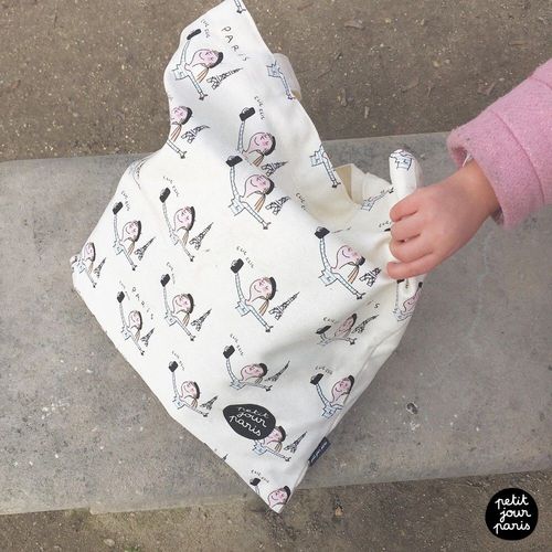 Mini Tote Bag Paris Petit Jour