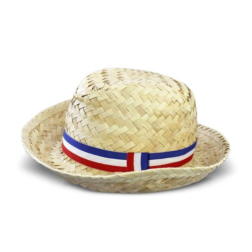 Chapeau Paille Cocorico France Supporter Adulte