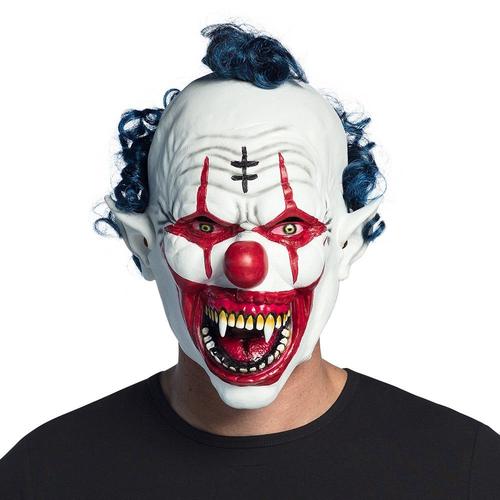 Masque Latex Clown Vampire Terrifiant Adulte