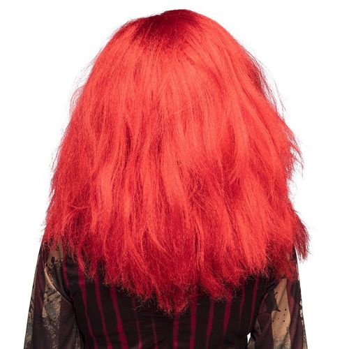 Perruque Clownette Ébouriffée Rouge Femme