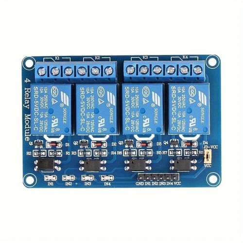2pcs Module De Relais Dc 5v 4 Canaux Avec Optocoupleur Compatible Avec Arduino Uno R3 Mega 2560 Dsp Arm Pic Avr Stm32