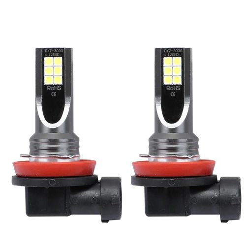 3030 Led Light Bead 6500-7500k Voiture Led Brouillard Lumière Haute Puissance Ampoule Avant Brouillard Pour Véhicule H11