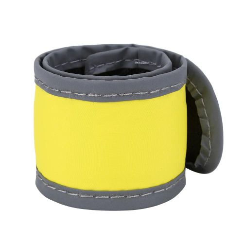 Sport Night Running Sécurité Brassard Réfléchissant Bracelet Lumineux Ceinture De Bras Sangle (Jaune)