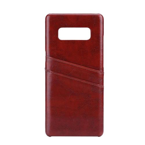 Coque Arrière De Téléphone Portable De Téléphone Portable De Téléphone Portable Multifonction Pour Samsung Galaxy Note8 (Marron)