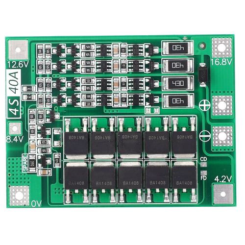 4S 40A 14.8V 16.8V 18650 Lithium Batterie Protection Board BMS PCB avec balance