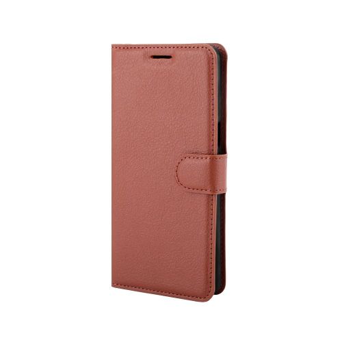 Flip Magnetic Card Slot Wallet Pu Avec Support Housse De Protection Pour Oneplus 3/3t Marron