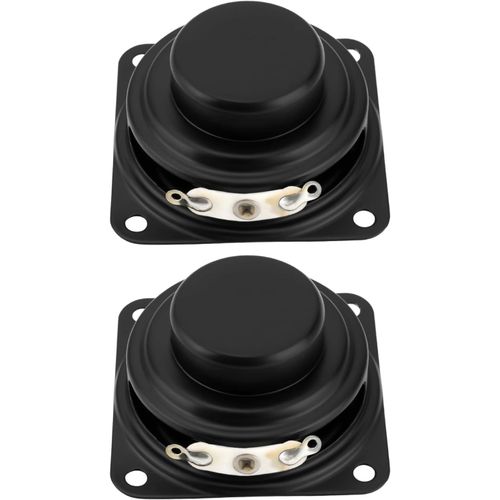 Lot De 2 Mini Haut-Parleurs Audio Carrés De 40 Mm Haut-Parleur Magnétique Interne 4 5 W Klaxon À Gamme Complète Pour Talkies-Walkies Et Audio Bluetooth