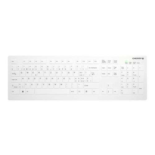 Active Key AK-C8112 - Clavier - médical - full size - lavable - sans fil - 2.4 GHz - QWERTZ - Suisse - commutateur : CHERRY SX - blanc