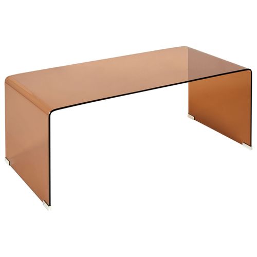 Table Basse En Verre Marron Kendall
