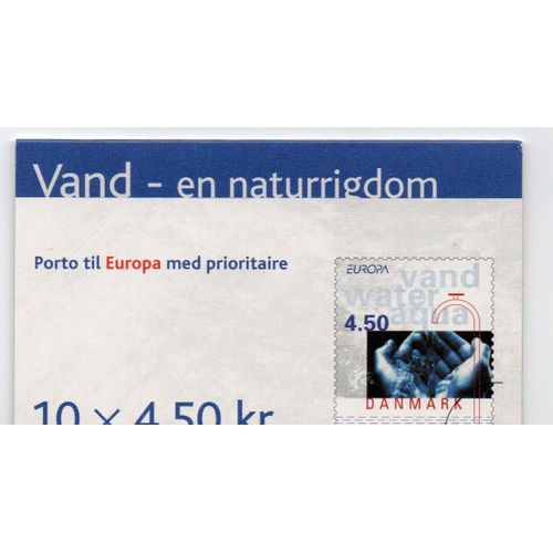 Danemark Timbres Europa 2001 Carnet