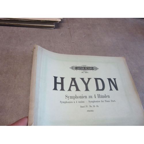 Haydn Symphonien Zu 4 Handen Symphonies A 4 Mains Piano Duet Band 4 N 19 24 Ulrich Editions Pater N 186 D
