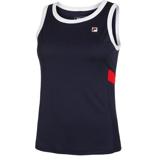 Lissy Débardeur Tank Top Femmes - Bleu Foncé , Rouge